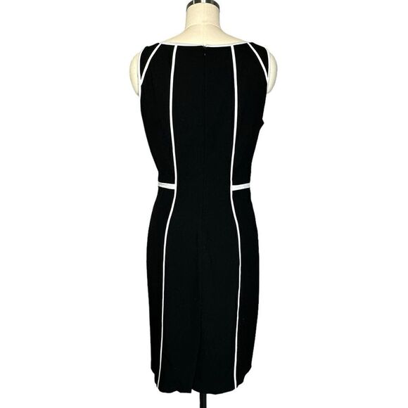 White House Black Market Black Midi Sheath| Size 10 - Picture 3 of 9